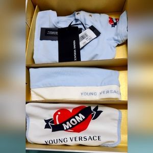 Authentic VERSACE YOUNG BABY SET 12M